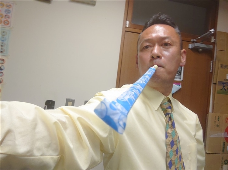 ”吹き戻し”をしている私