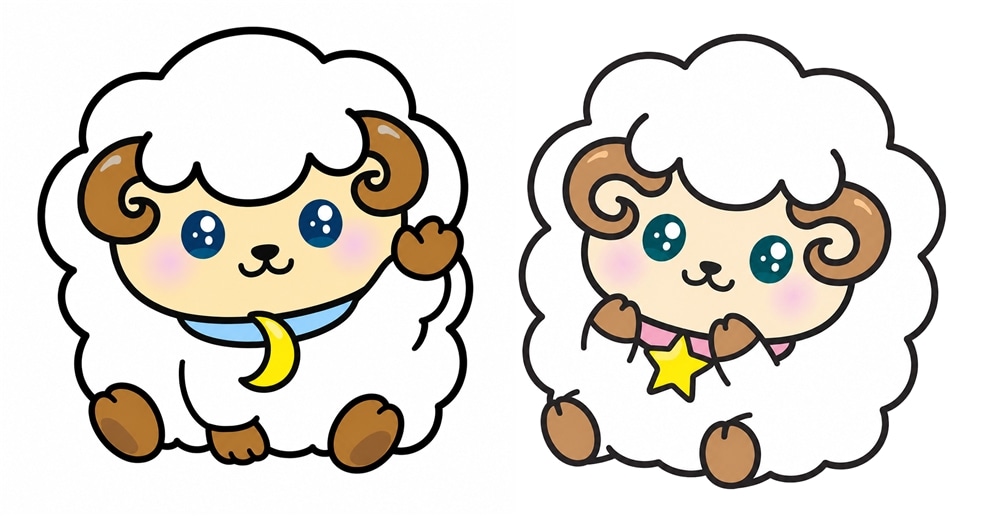 ＜関学短大キャラクター＞ひじり・なごみ
